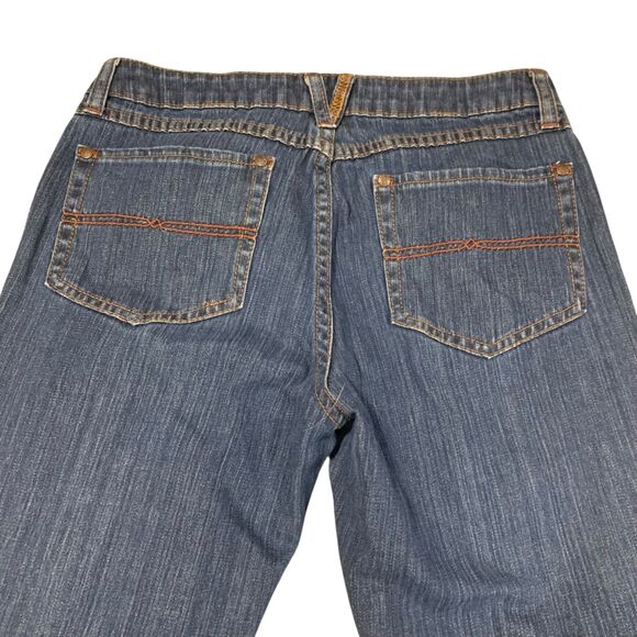 Prana Womens Dark Wash Organic Cotton Staright Leg Denim Jeans 4 Boho Outdoors - Picture 8 of 9